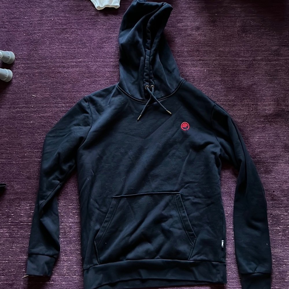 Ocean laundry - Sweatshirt + hoody - dark blue with red logo - size M